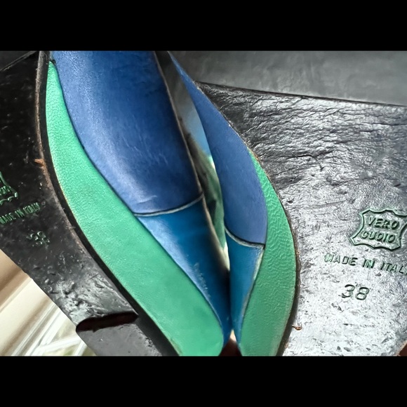 Boots funky Italian Kid Leather - Picture 2 of 4